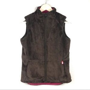 The North Face Furry Fleece Brown Vest